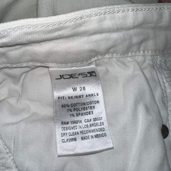Joes Jeans Womens Skinny Ankle Jeans Size 28 White Wash QAOWHT5968 Denim - Picture 3 of 4